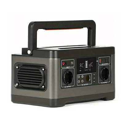 Draagbare Power Station – Mobiele Accu – Externe Batterij – Outdoor Generator – 500W Uitgang – 520Wh Lithium Batterij - QUORE