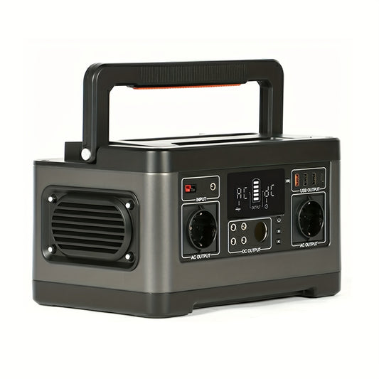 Draagbare Power Station – Mobiele Accu – Externe Batterij – Outdoor Generator – 500W Uitgang – 520Wh Lithium Batterij - QUORE
