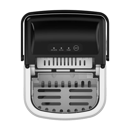 IJsblokjesmaker – IJsmachine – IJsblokjesmaker Compact – IJsblokjesmachine Draagbaar – IJsklontjesmaker – Stil In Gebruik – 12-15 Kg Per Dag Capaciteit – 8-10 Minuten Snelle Productie