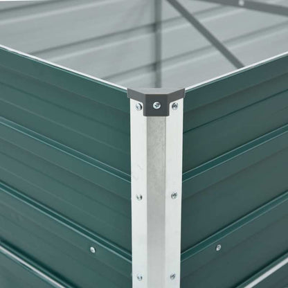 Raised Garden Bed – Hoogtebed – Tuinbak – Moestuinbak – Plantenbak – Gegalvaniseerd Staal – 600x80x45 cm Groen