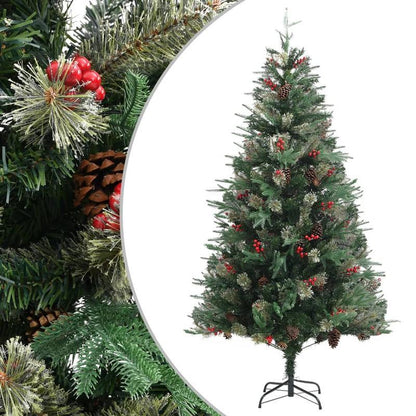 Kerstboom – Kunstkerstboom – Decoratieve Kerstboom – Groene Boom – Den – 195 cm Groot – Realistisch PVC & PE Materiaal