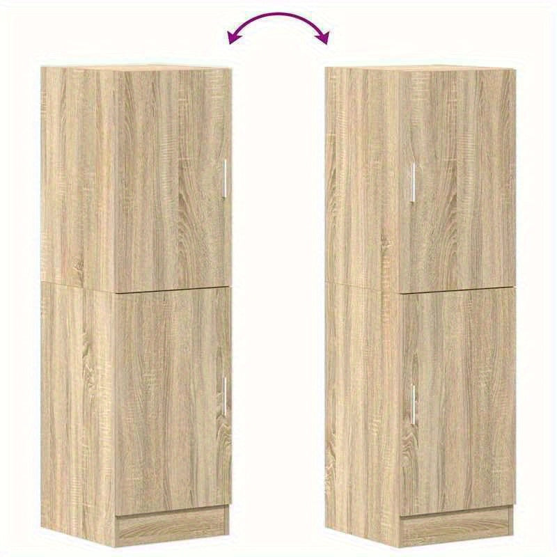 Keukenkastje – Keukenmeubel – Keukenonderkast – Opbergkast – Buffetkast – Sonoma Eiken – Houtmateriaal – Compact 38x41,5x131,5 cm