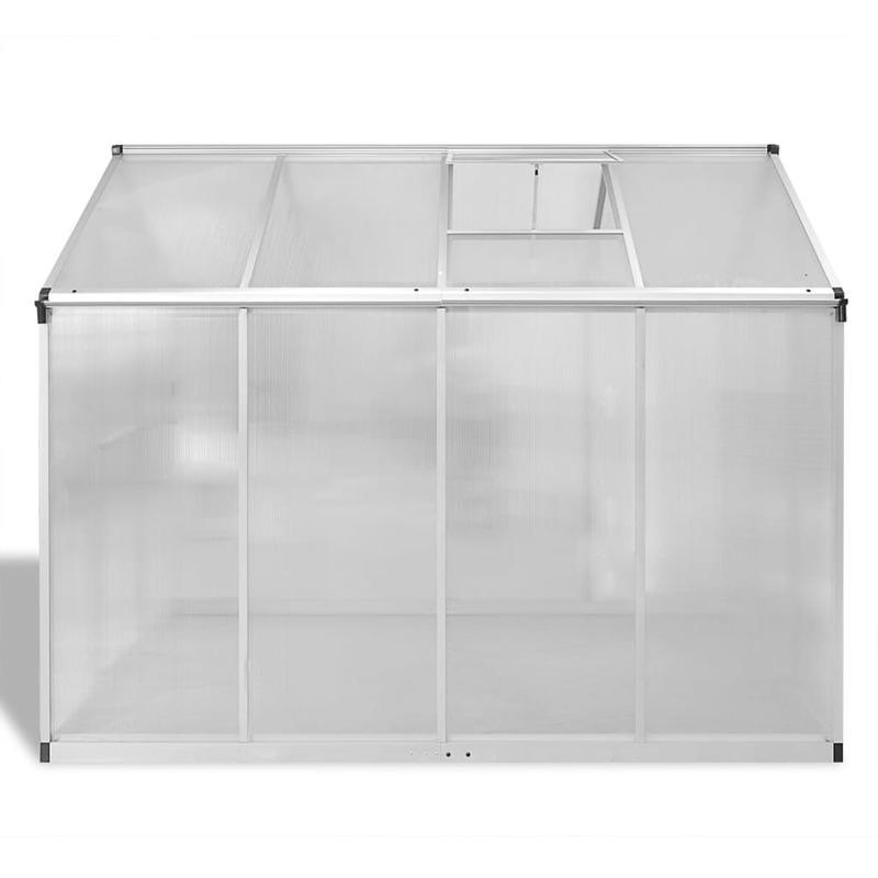 Kweekkas – Tuinkas – Broeikas – Plantenkas – Serre – Aluminium Frame – 4,6 m² Groeiruimte – Duurzaam Weerbestendig – Transparante Panelen – Verstelbare Ventilatie & Deuren