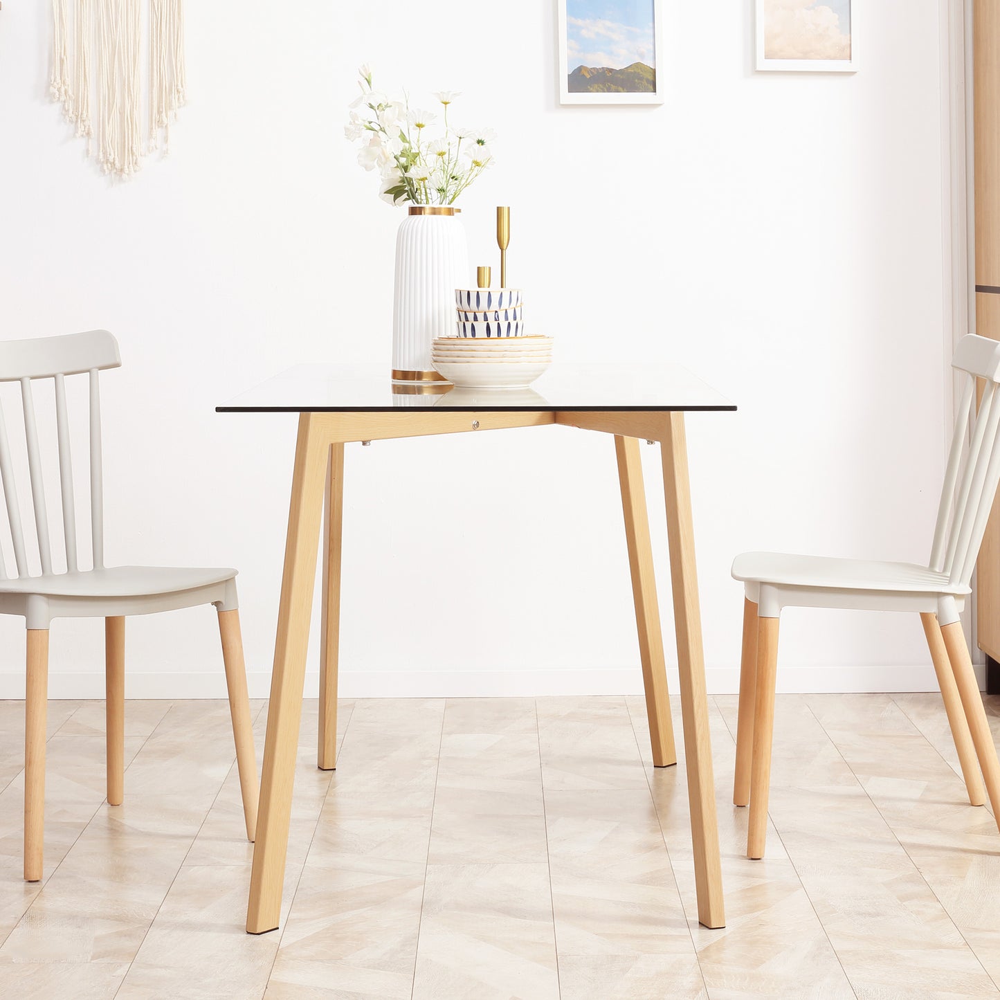 Stoelzitkussens – Stoelkussens – Zitkussens – Tuinkussens – Stoelmatten – Donkergrijs – 108 x 50 x 5 cm – Met Verstelbare Banden