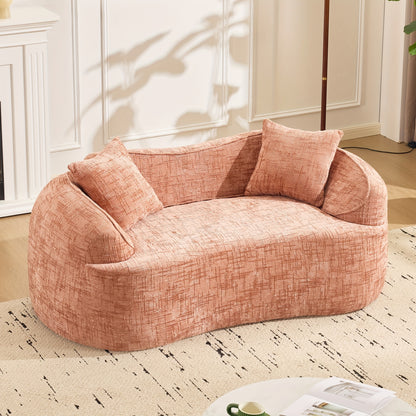 Slaapbank – Bedbank – Sleeperbank – Klikbank – Slaapbank Roze – Ruimtebesparend Ontwerp – Zachte Katoenen Bekleding
