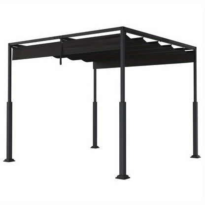 Pergola – Overkapping – Tuinoverkapping – Zonwering – Patio Overkapping – 3x3 Meter – Aluminium – Verstelbare Lamellen