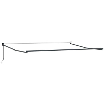 Handmatige Vouwzonwering – Uitschuifbare Zonwering – Zonneluifel – Schaduwdoek – Balkonzonwering – Rood – 450x300 cm – UV- en Waterbestendig Polyester