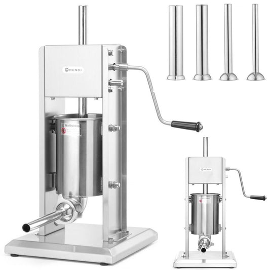 Verticale Worstenvuller – Worstenmaker – Worstenvulmachine – Worstpers – Worstmaker – RVS 3 Liter – Tweesnelheidssysteem