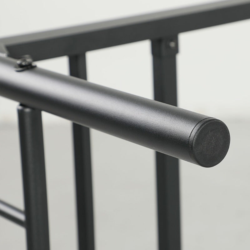 Metal Bed Frame – Stalen Bedframe – Klapbed Frame – Opklapbaar Bed – Slaapbank Frame – Geschikt Voor 200x90 cm Matras – Stevig Metaal – Hoogte 82,5 cm