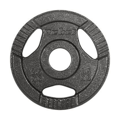 Gietijzeren Gewichtenschijven – Halterschijven – Fitnessgewichten – Krachttrainingsschijven – Dumbbell Schijven – 4x 2,5 kg – 51 mm Gat Met Handgrepen