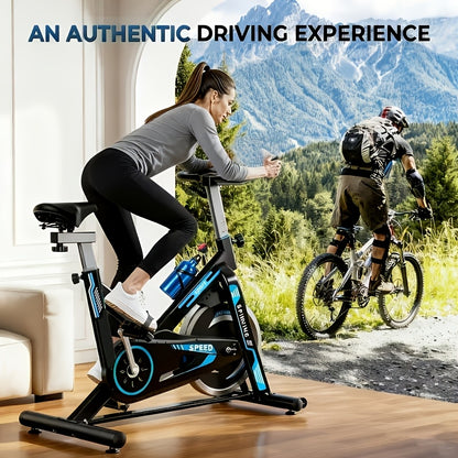 Indoor Cycling Bike – Hometrainer – Fitnessfiets – Exercise Bike – Stationary Bike – Compact Design – Stille Frictieweerstand
