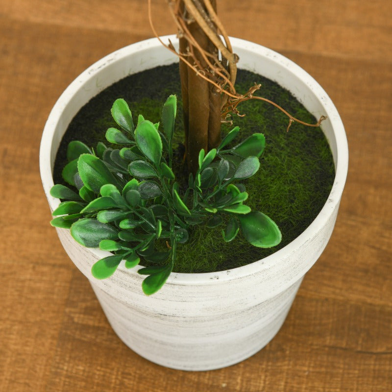 Kunstplant – Kunstboom – Namaakplant – Nepplant – Sierplant – 2 Stuks 60cm Hoog – UV Bestendig Potted Boom Voor Binnen En Buiten