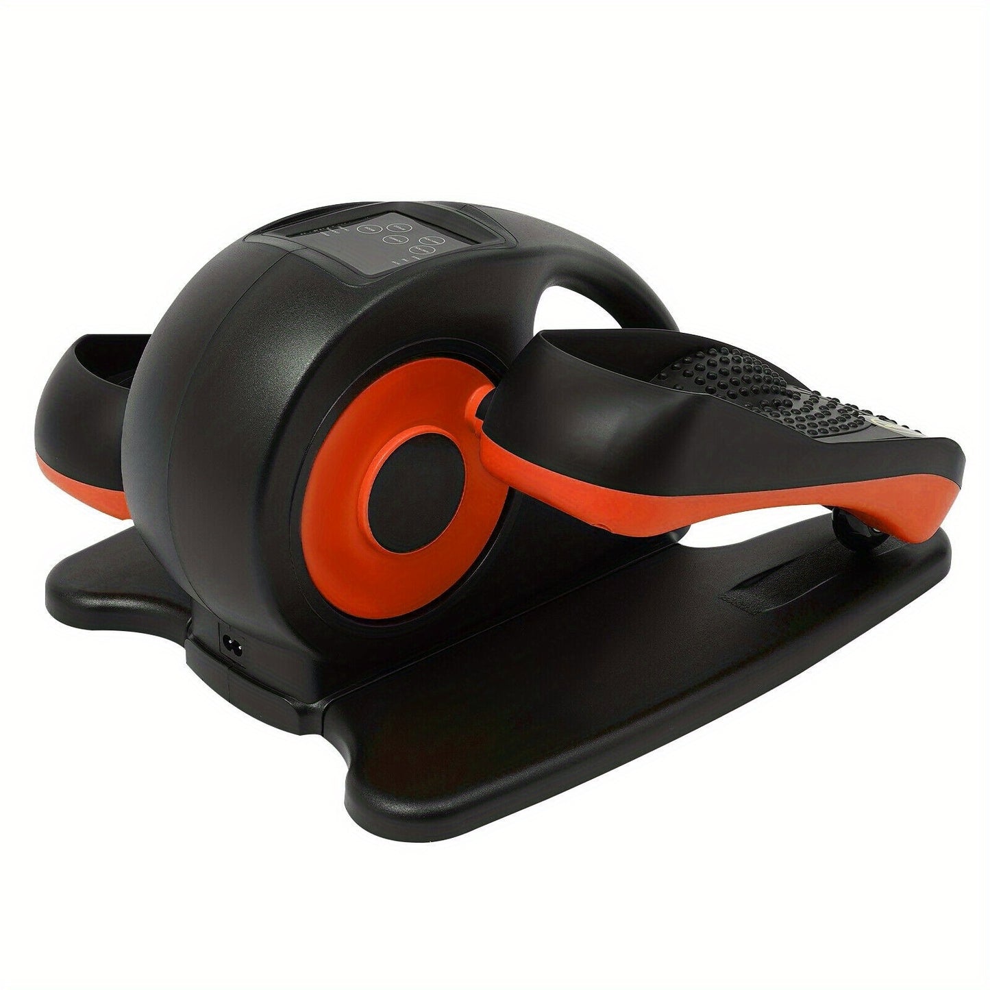 Minitrainer – Hometrainer – Bureaufiets – Stoelfiets – Deskbike – Compact Onder-tafel Design – Handmatige Weerstand – Antislip Pedalen – Robuust IJzer & Kunststof – Ruimtebesparend Oranje/Zwart