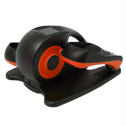 Minitrainer – Hometrainer – Bureaufiets – Stoelfiets – Deskbike – Compact Onder-tafel Design – Handmatige Weerstand – Antislip Pedalen – Robuust IJzer & Kunststof – Ruimtebesparend Oranje/Zwart