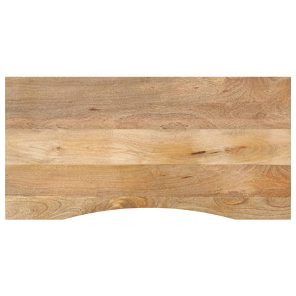 Mango Houten Werkblad – Bureaublad – Tafelblad – Werktafel – Blad – Massief Mango Hout – Met Groef – 119 x 51 x 2,5 cm – Ideaal Voor Badkamerorganisatie