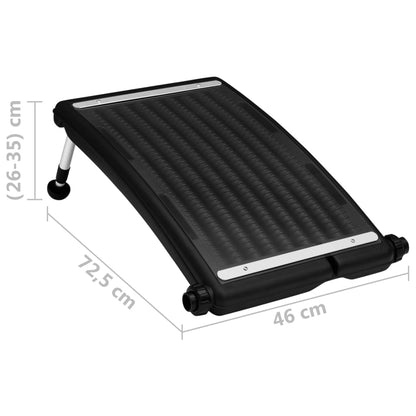 Zwembadverwarming – Zwembad Warmtepomp – Solar Mat – Zonneboiler – Pool Heater – 72,5x46 cm – Gebogen Panelen – Weerbestendig Materiaal