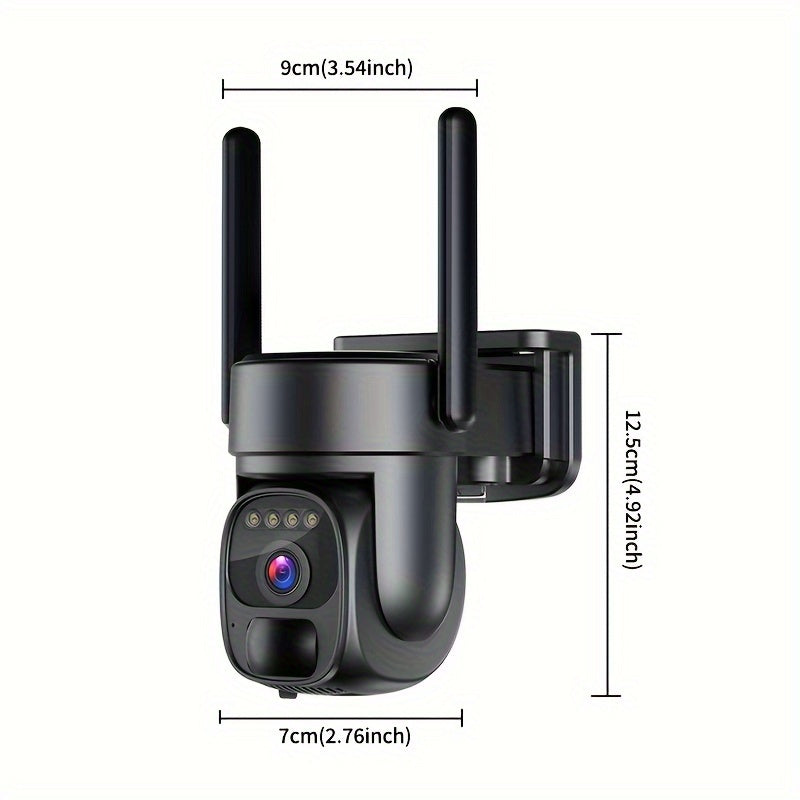 4G Beveiligingscamera – Draadloze Cameraset – 3G Camera – Outdoor Beveiliging – Solar Camera – 2K HD Resolutie – Nachtzicht en Bewegingsdetectie