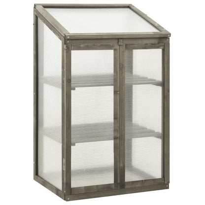 Kasje – Kweekkas – Mini Kas – Plantenkas – Kweekhuisje – Duurzaam Vurenhout – Compact 60x45x100 cm