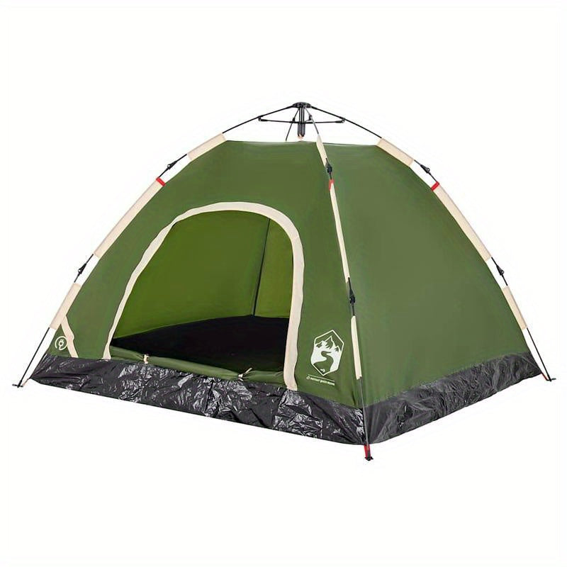 3-Persoons Tent – Camping Tent – Kampeertent – Buitentent – Lichtgewicht Tent – Groen – Snel Op Te Zetten – Waterafstotend Polyester