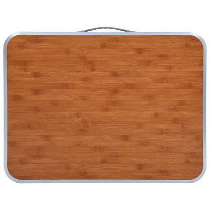 Campingtafel – Inklapbare Tafel – Picknicktafel – Vouwtafel – Draagbare Tafel – Stevig Aluminium – Compact Formaat 60x45 cm