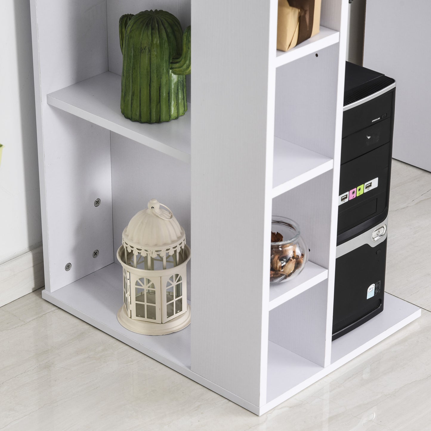 Computerbureau – Computertafel – Bureau – Werkplek – Computermeubel – Met Lade En Keyboardlade – MDF 120x60x74 cm Wit