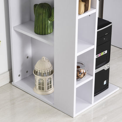 Computerbureau – Computertafel – Bureau – Werkplek – Computermeubel – Met Lade En Keyboardlade – MDF 120x60x74 cm Wit