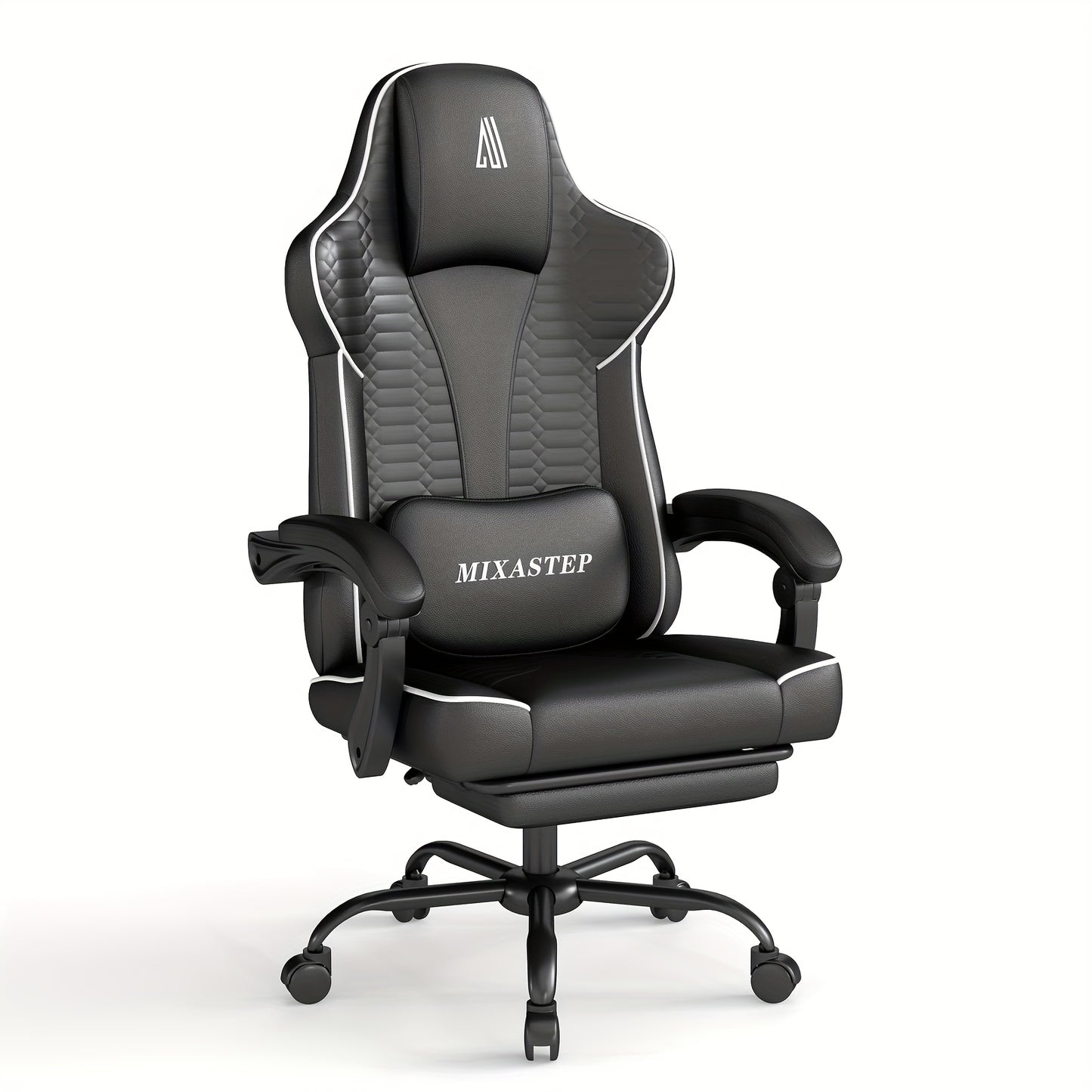 Gaming stoel – Gaming chair – Bureaustoel – Computestoel – Gamerstoel – Wit – Ergonomisch Design – 360 Graden Draaibaar
