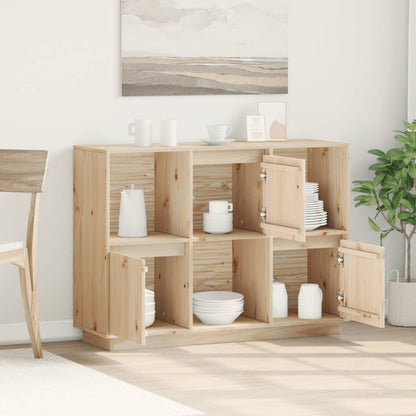 Dressoir – Sideboard – Opbergkast – Ladekast – Opbergmeubel – Massief Grenenhout – Inclusief Opbergboxen 110,5x35x80 cm