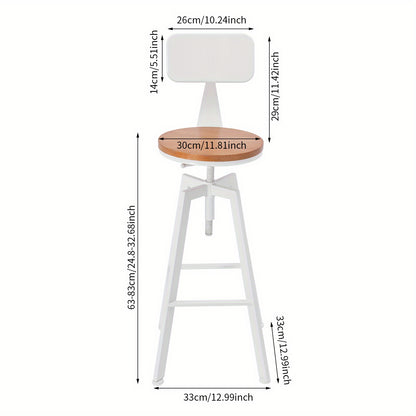 Barkrukken – Barstoelen – Barzitjes – Hoge Stoelen – Krukken – Met Verstelbare Zithoogte – Stevige Metalen Constructie