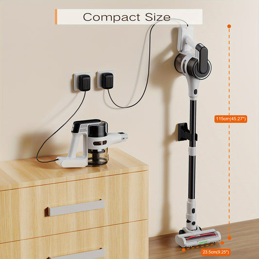 Steelstofzuiger – Draadloze Stofzuiger – Handstofzuiger – Steelstofzuiger Zonder Snoer – Cordless Vacuum Cleaner – Lichtgewicht Design – Krachtige Zuigkracht 30 kPa