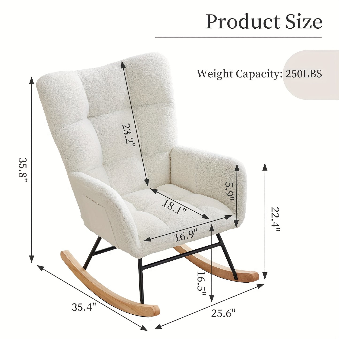 Moderne Stoel – Comfortabele Fauteuil – Leunstoel – Zithoekstoel – Lounge Chair – Ergonomisch Ontwerp – Stalen Frame Wit