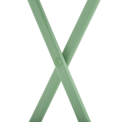 3-Delige Tuinset – Balkonset – Bistroset – Inklapbare Tuinmeubels – Tuinstoelen – Groen – compact & inklapbaar – duurzaam gepoedercoat metaal