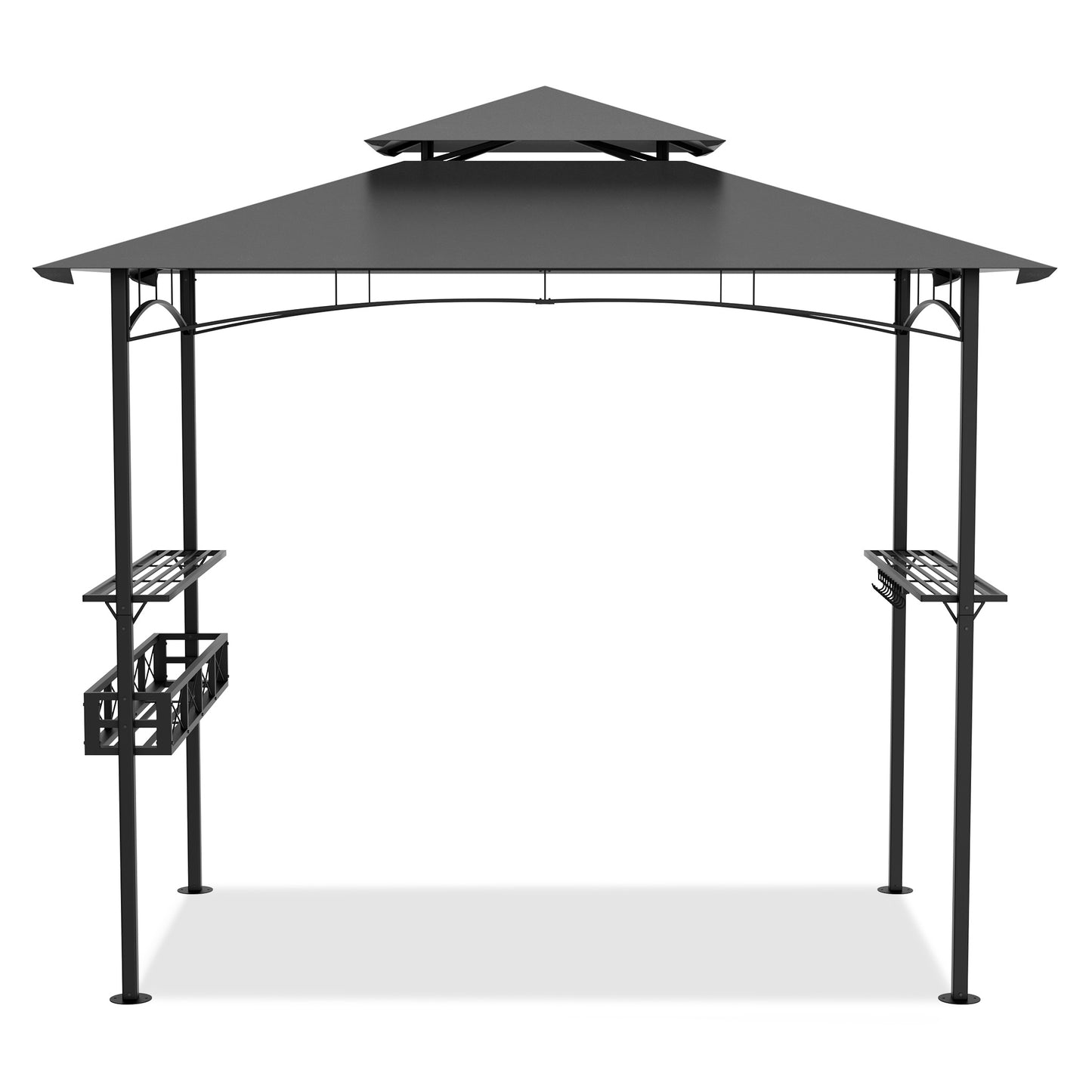 BBQ Partytent – Tuin Overkapping – Garden Tent – Feest Tent – Bar Tent – Grijs – Inclusief Bar Met Opbergruimte – Weerbestendig En Stevig