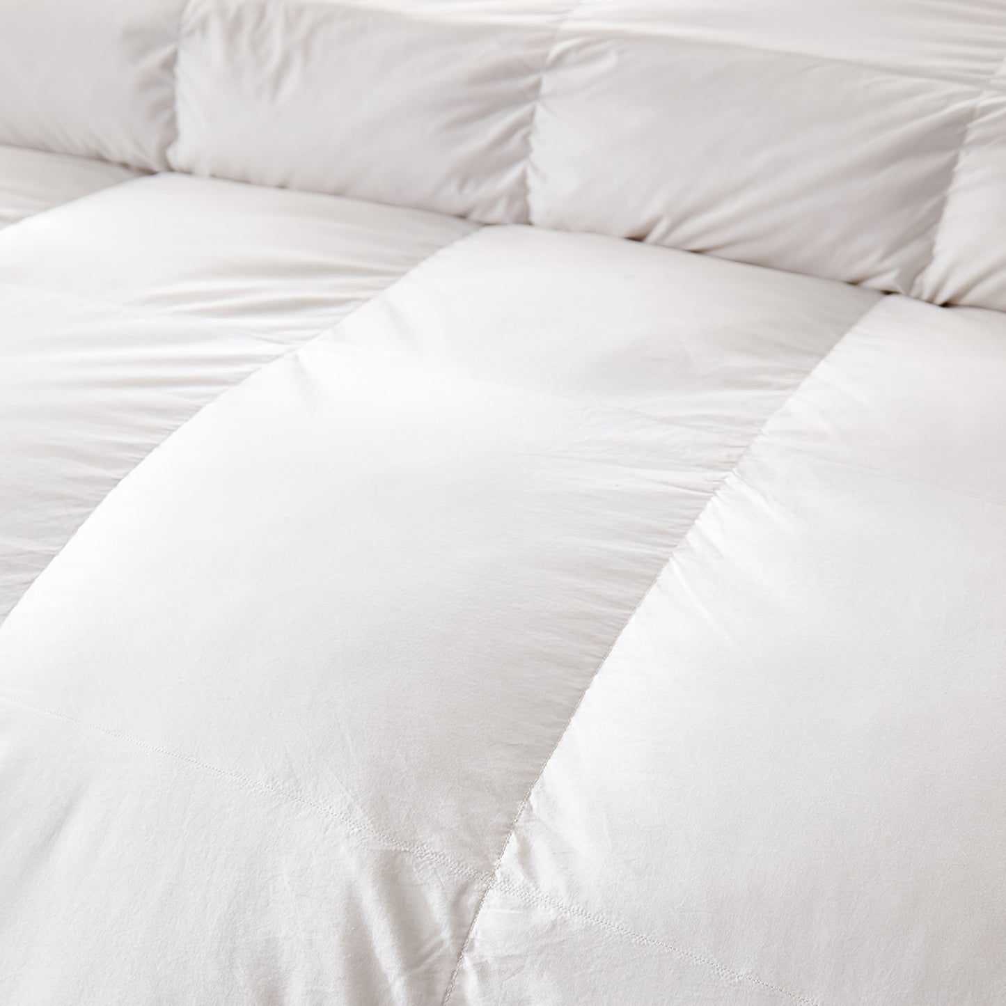 1pc Premium Down Duvet Filled With 90% Down And 10% Feather, Natural 100% Cotton Duvet Insert For All Seasons, Super Soft And Friendly To Skin, Bed Comforter Suitable For Home And Hotel (White, 135x200cm/155x220cm/ 200x200cm/