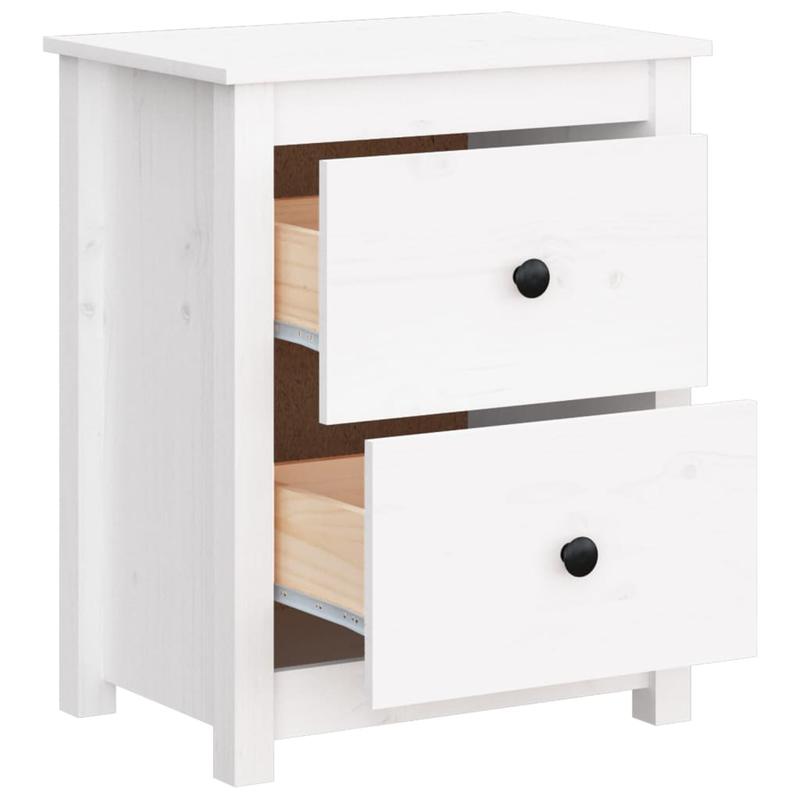 Nachtkastje – Bedside Table – Bedside Cabinet – Nachtmeubel – Side Table – Compact Ontwerp – 2 Ruime Laden – Gemengde Kleuren – Ruimtebesparend – Snel Montage
