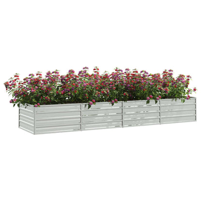 Hoogtebak Tuin – Verhoogd Plantenbed – Moestuinbak – Kruidenbak – Bloembak – Gegalvaniseerd Staal – 320x80x45 cm – Weerbestendig & Duurzaam