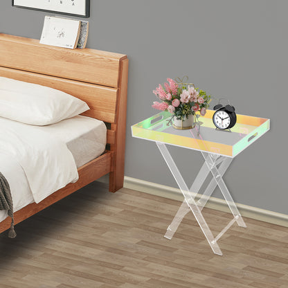 Klaptafel – Vouwtafel – Opvouwbare Tafel – Inklapbare Tafel – Plooitafel – Stevig Tot 10 kg – Ruimtebesparend & Eenvoudig Inklapbaar