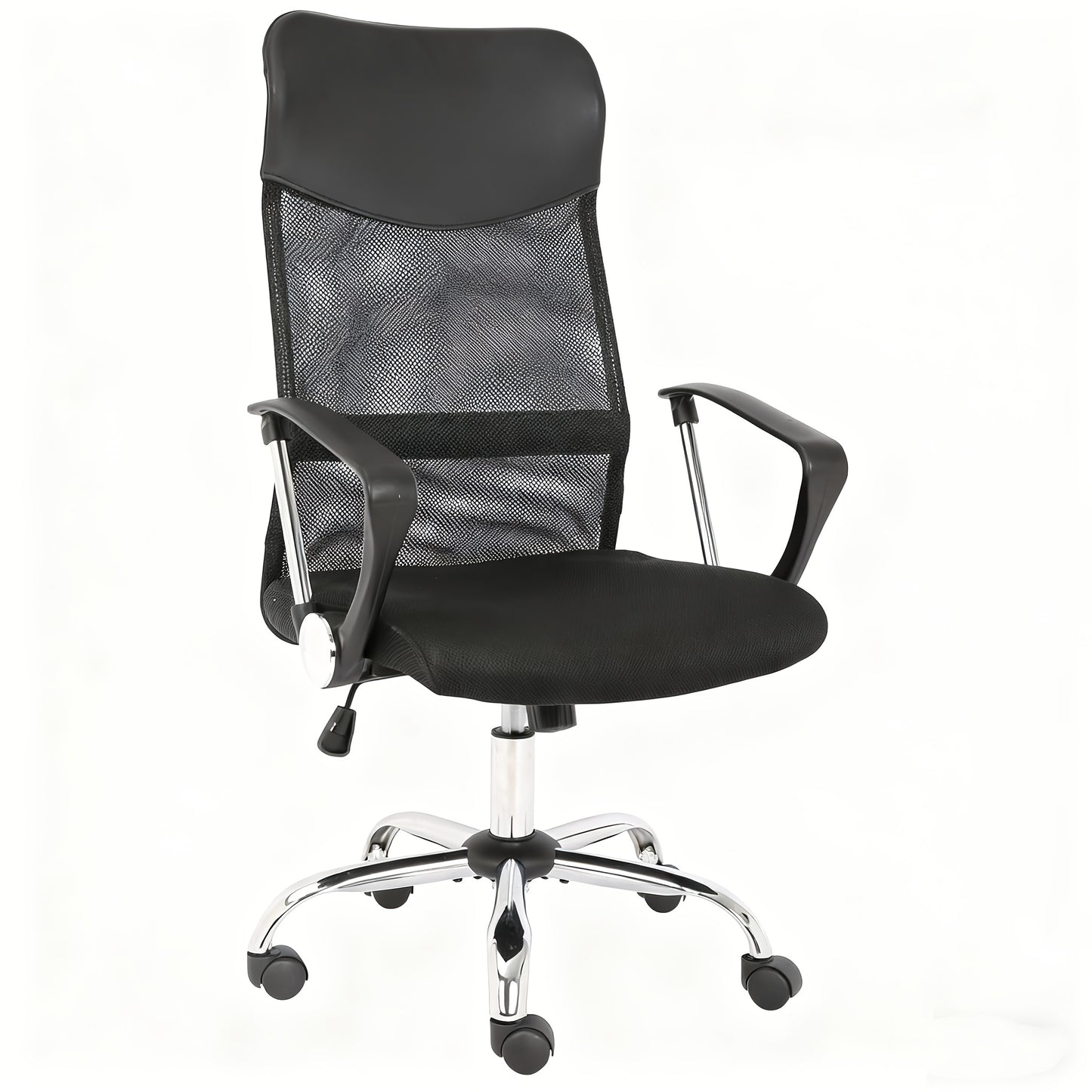 Bureaustoel – Office Chair – Kantoorstoel – Draaistoel – Ergonomische Stoel – Verstelbare Lendensteun en Hoofdsteun – Rugleuning Kantelbaar 90°-120° – Max. 120 kg – Hoogte Verstelbaar