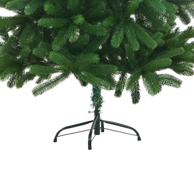Extra Tall 180cm/6ft Artificial Christmas Tree with Realistic Needles - Extra Wide Base (40cm) & Sturdy PE/Polyethylene & Steel Construction - Heavy-Duty Floor Tree for Large Spaces, Indoor/ Use - Easy Assembly, 700-Branches,