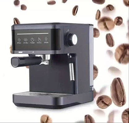 Espressomachine – Koffiemachine – Cappuccinomaker – Latte Machine – Melkopschuimer – Semi-automatisch – 20 Bar Pompdruk – Compact Design Zwart