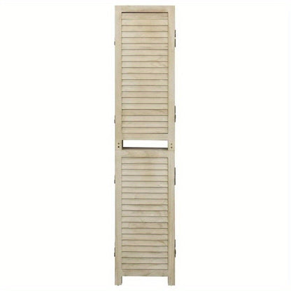 Scheidingswand – Kamerscherm – Room Divider – Vouwdeur – Paneelwand – Paulownia Hout – 140x165 cm – Lichtgewicht & Natuurlijk