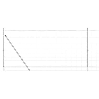 Solid Wild fence Silvery 25 x 1.2m galvanized steel, Garden Fencing, Yard Divider, Modern Fencing, Minimalist Barrier, Weatherproof Fence, Rustresistant Material, Metal Fencing, Security Fence, Property Boundary