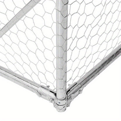 Hondenren – Hondenhok – Ren – Hondenkooi – Hondenbench – Gegalvaniseerd Staal – 5x3x1,9 Meter – Weerbestendig & Stevig