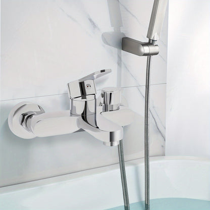 Badkraan – Mengkraan – Thermostaatkraan – Wandkraan – Badmengkraan – Messing En Keramisch – Met ABS Aerator Voor Zachte Waterstraal
