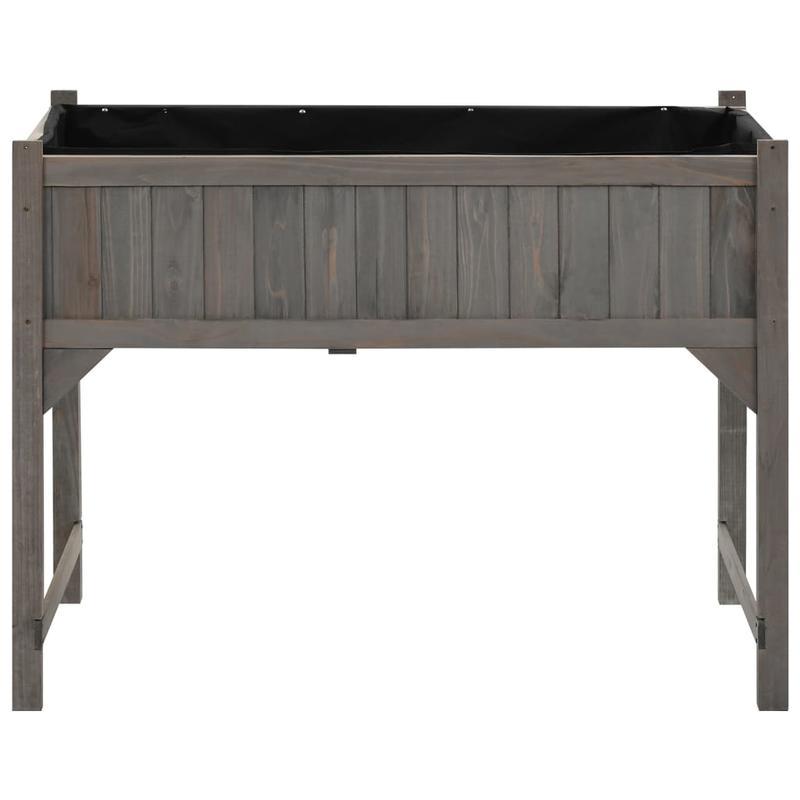 Kweekkas – Tuinkas – Broeikas – Plantenkas – Kweekbak – Verhoogde Plantenbak 110x54x120 cm – Massief Vurenhout – Transparante Kasafdekking Met Opbergplank