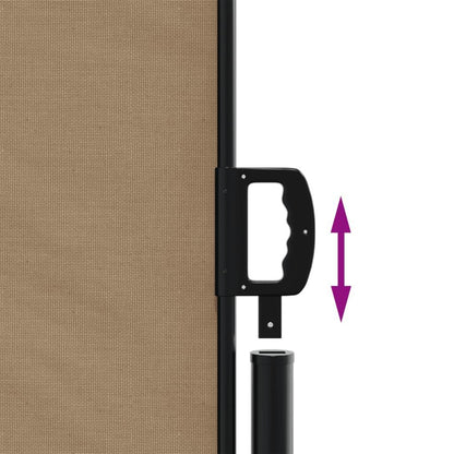 Uitschuifbare Zijwand – Privacy Scherm – Windscherm – Zonwering – Balkonafscheiding – Weerbestendig Materiaal – Eenvoudige Montage - QUORE