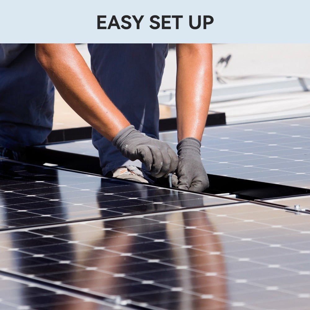 300w Solar Panel 12V Monocrystalline Busbar Hidden Technology Solar System 24% High Conversion Efficiency Solar PV Panel for Automobile, RV, Truck, Marine, Roof, Farm, Battery and Other Off-Grid Applications, Solar Car Batter