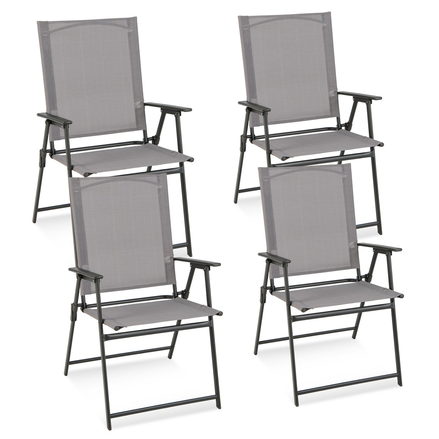 Tuinstoelen – Klapstoelen – Balkonstoelen – Terrasstoelen – Tuinmeubilair – Weerbestendig – Inklapbaar met Armleuningen