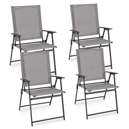 Tuinstoelen – Klapstoelen – Balkonstoelen – Terrasstoelen – Tuinmeubilair – Weerbestendig – Inklapbaar met Armleuningen