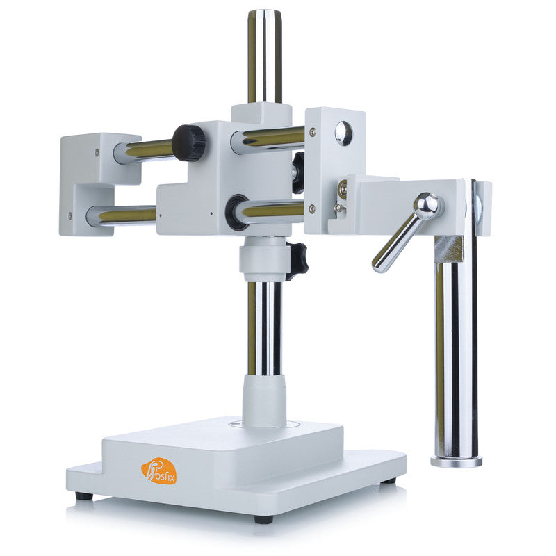 Microscoopstandaard – Microscoophouder – Beugel – Microscooparm – Microscoopbasis – Verstelbare Verticale Post 380 mm – Stevige Ruime Basis 210x260 mm